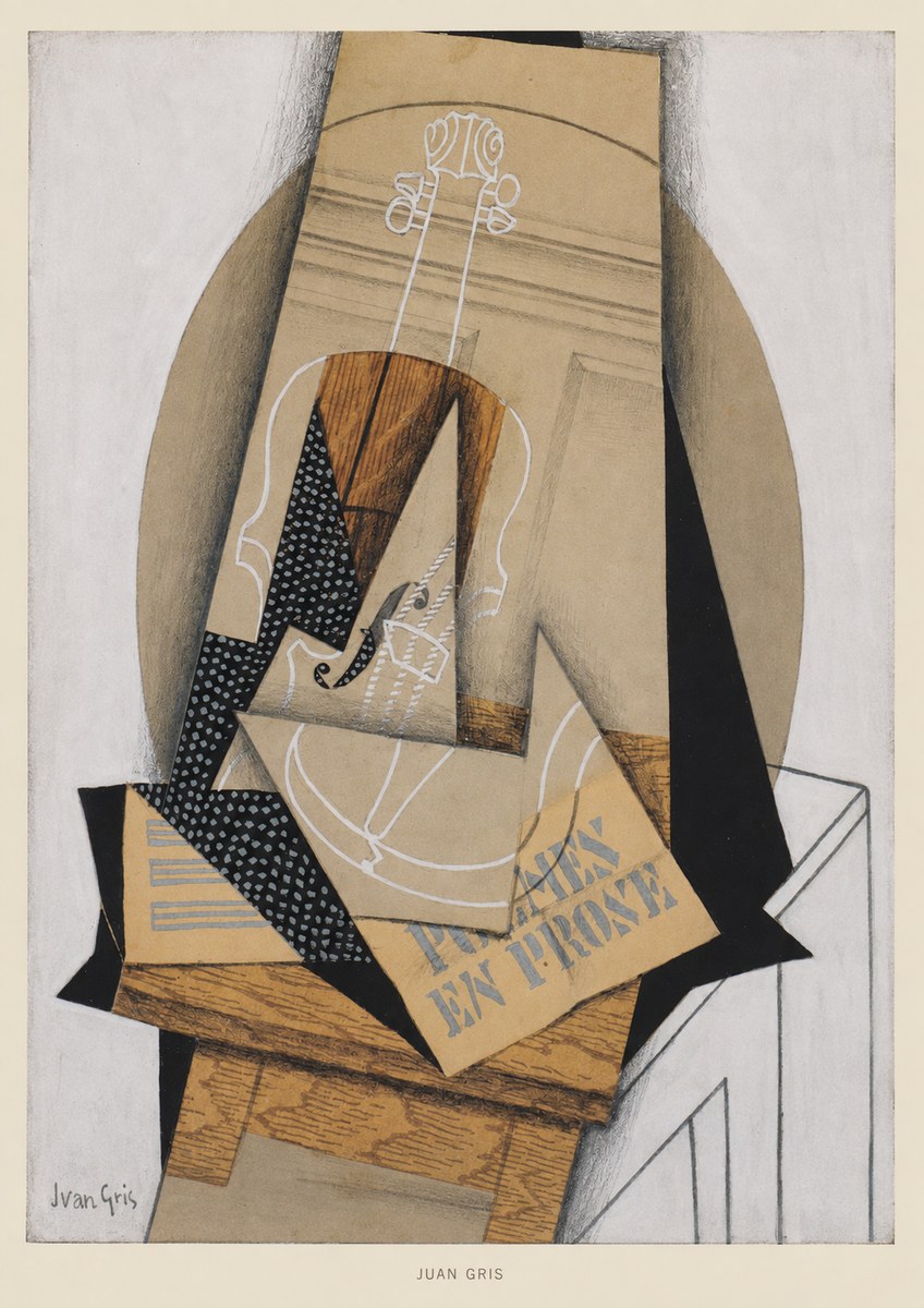 Juan Gris Poèmes En Prose No6 - Póster