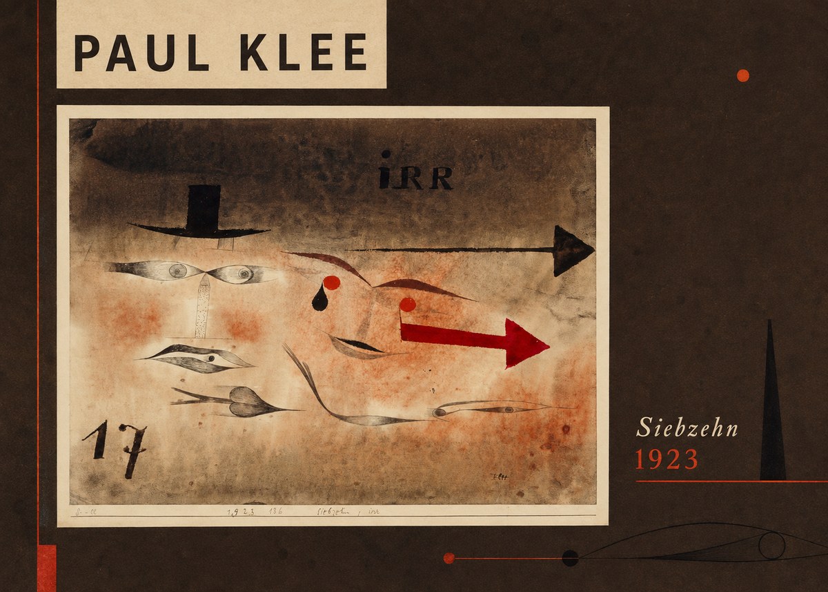 Paul Klee Siebzehn, Irr No2 - Póster