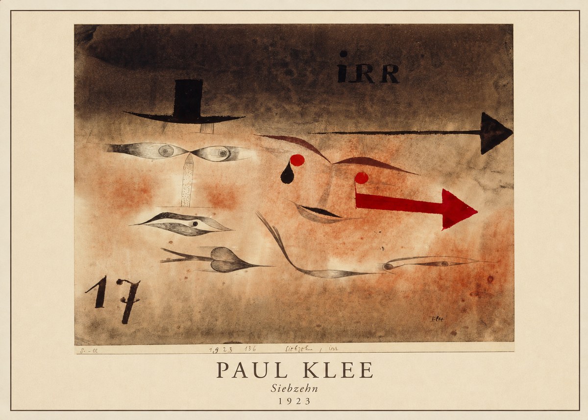 Paul Klee Siebzehn, Irr No3 - Póster
