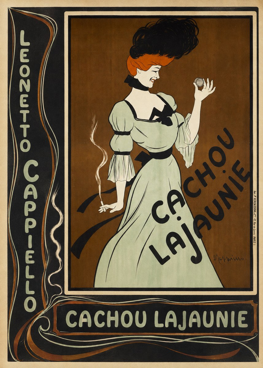 Leonetto Cappiello Cachou Lajaunie No3 - Póster