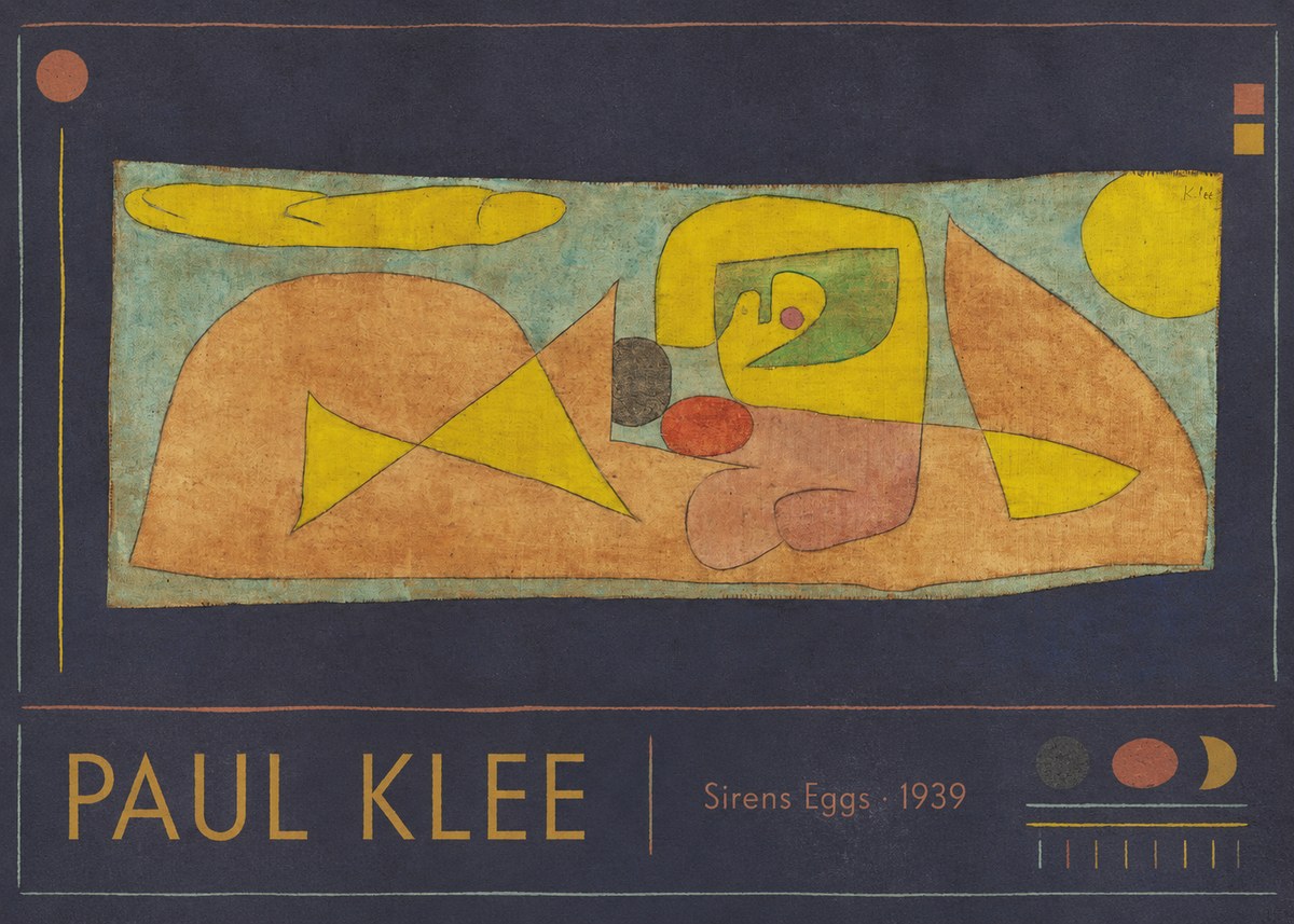 Paul Klee Sirens Eggs No1 - Póster