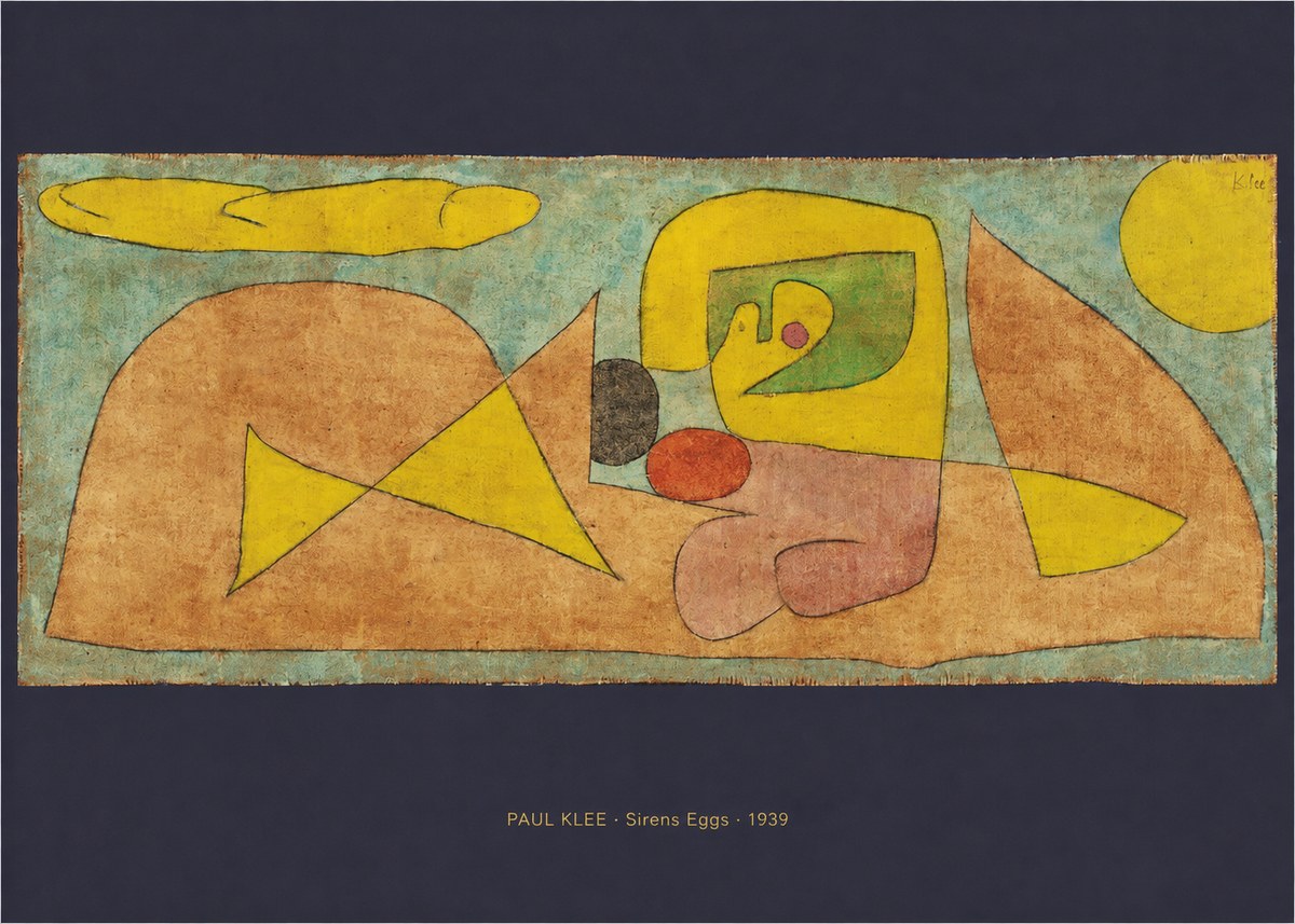 Paul Klee Sirens Eggs No6 - Póster