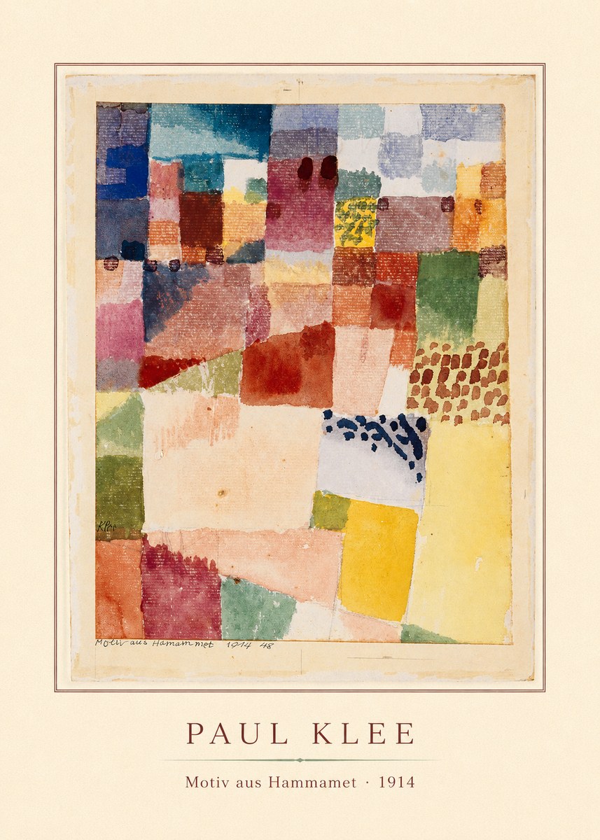 Paul Klee Motiv Aus Hammamet No3 - Póster