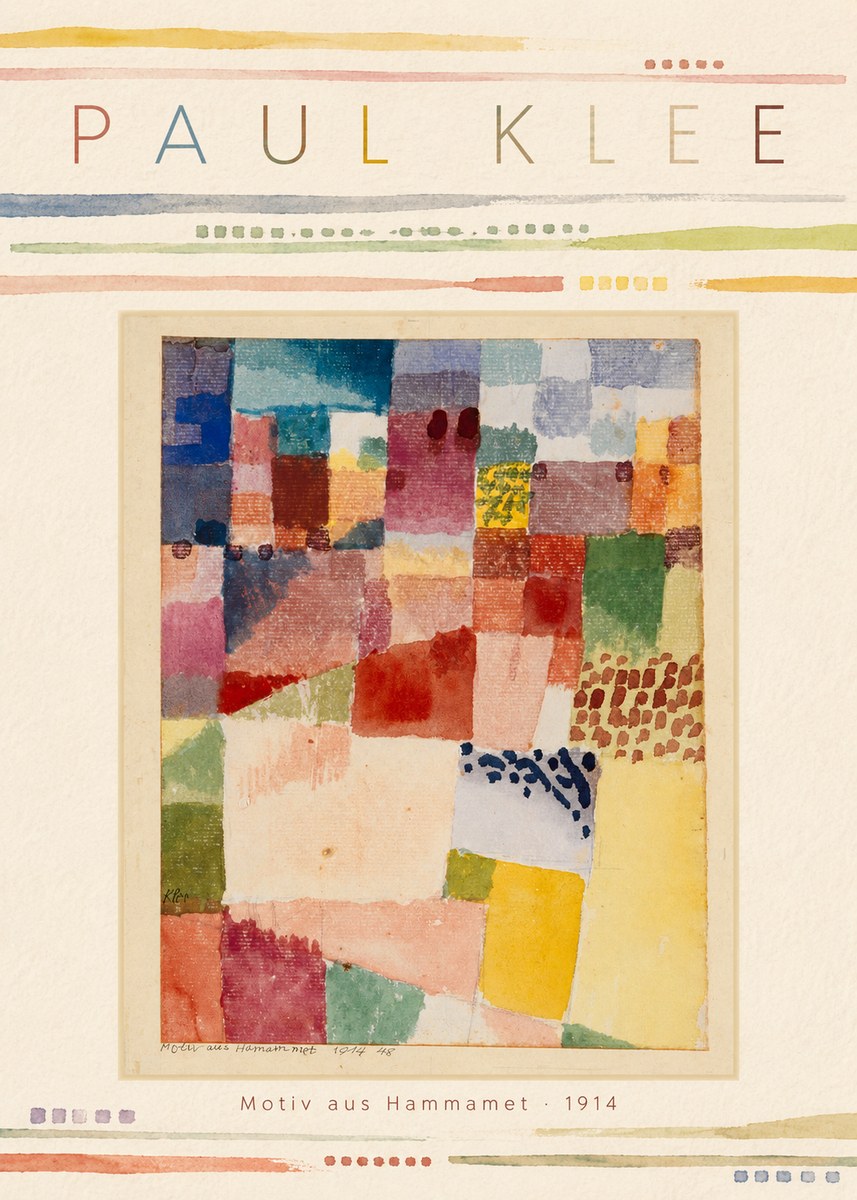 Paul Klee Motiv Aus Hammamet No6 - Póster