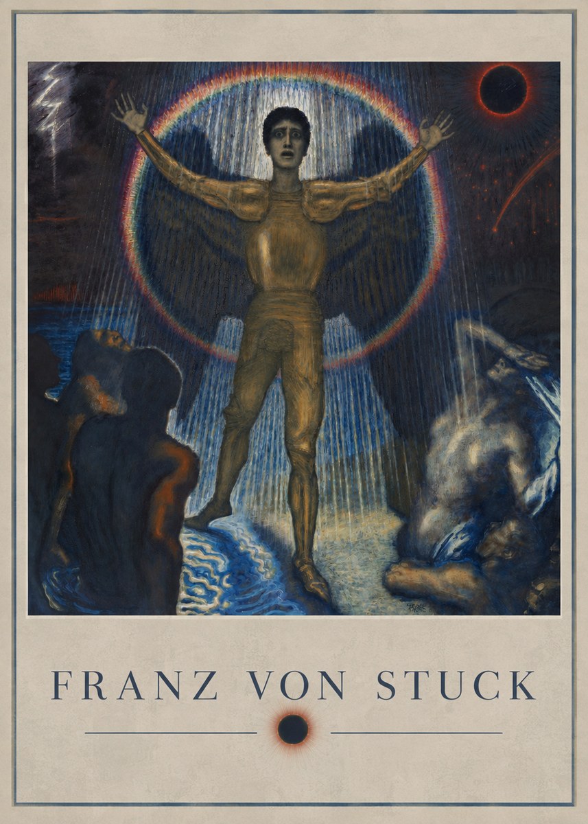 Franz von Stuck Lucifer No2 - Póster