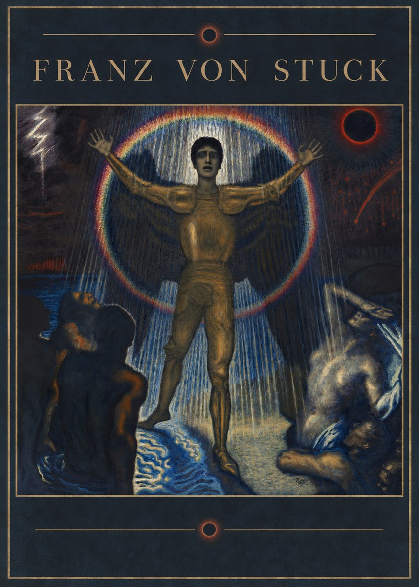 Franz von Stuck Lucifer No3 - Póster