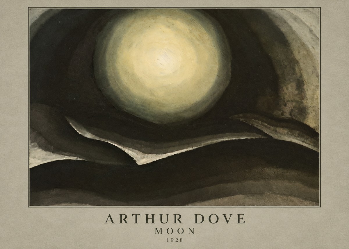 Arthur Dove Moon No4 - Póster