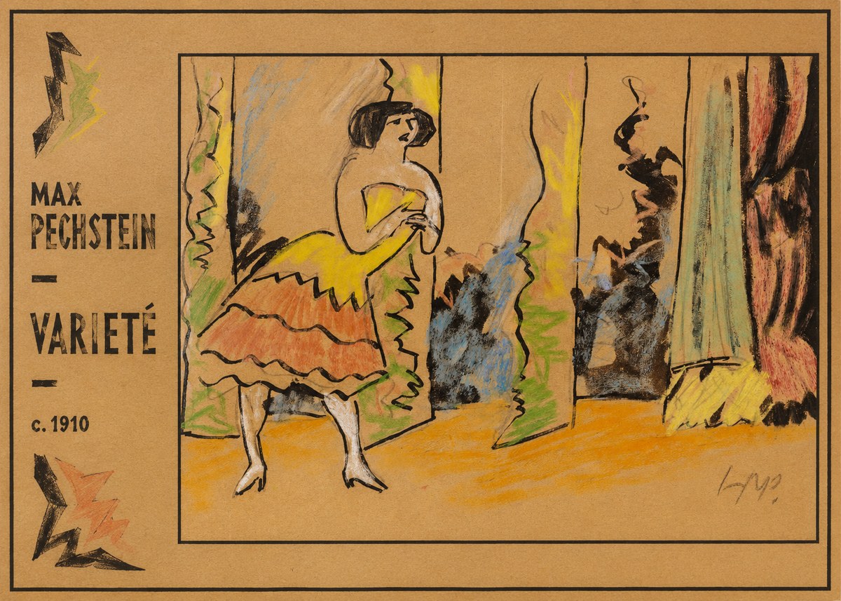 Max Pechstein Varieté No2 - Póster