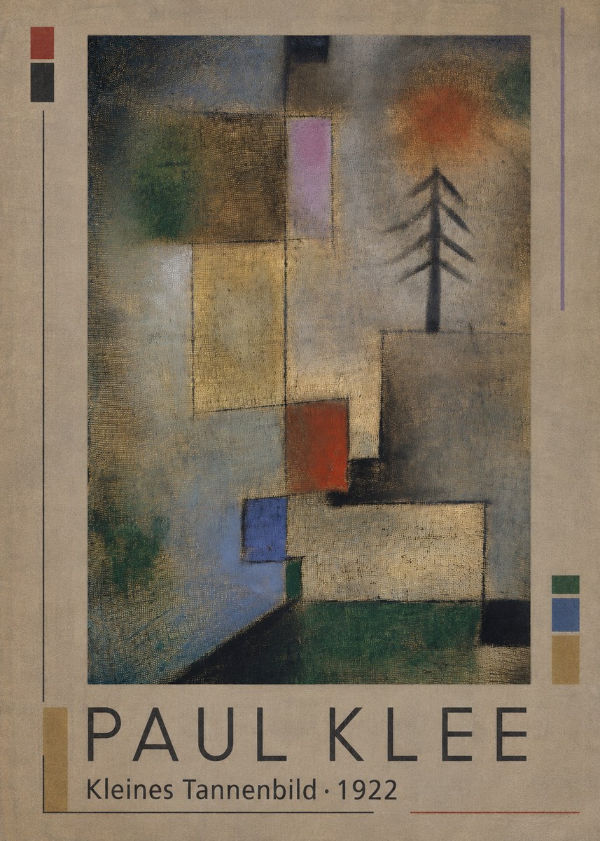 Paul Klee Kleines Tannenbild No1 - Póster