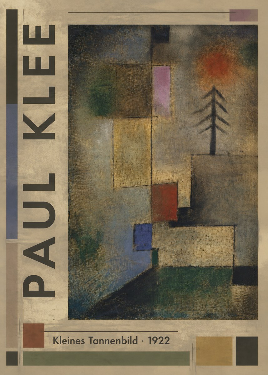 Paul Klee Kleines Tannenbild No2 - Póster
