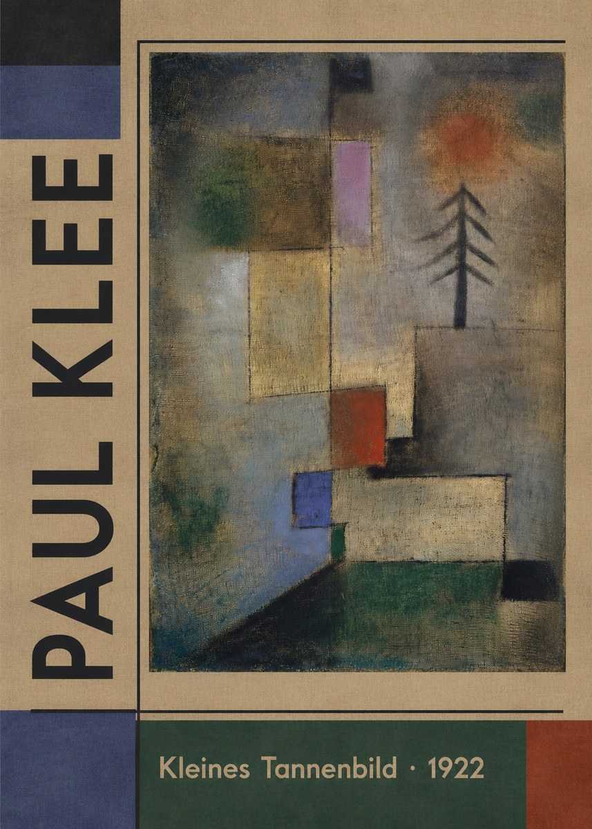 Paul Klee Kleines Tannenbild No6 - Póster