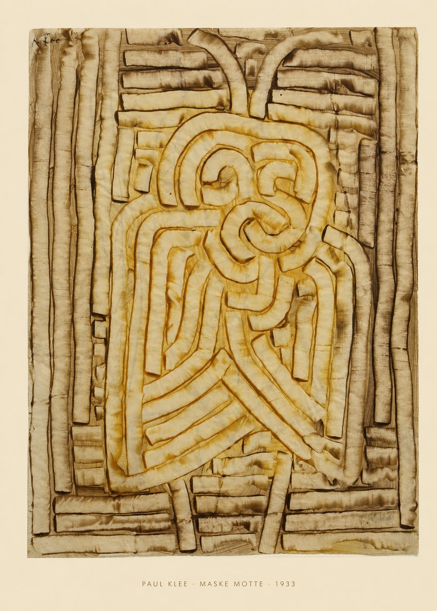 Paul Klee Maske Motte No5 - Póster