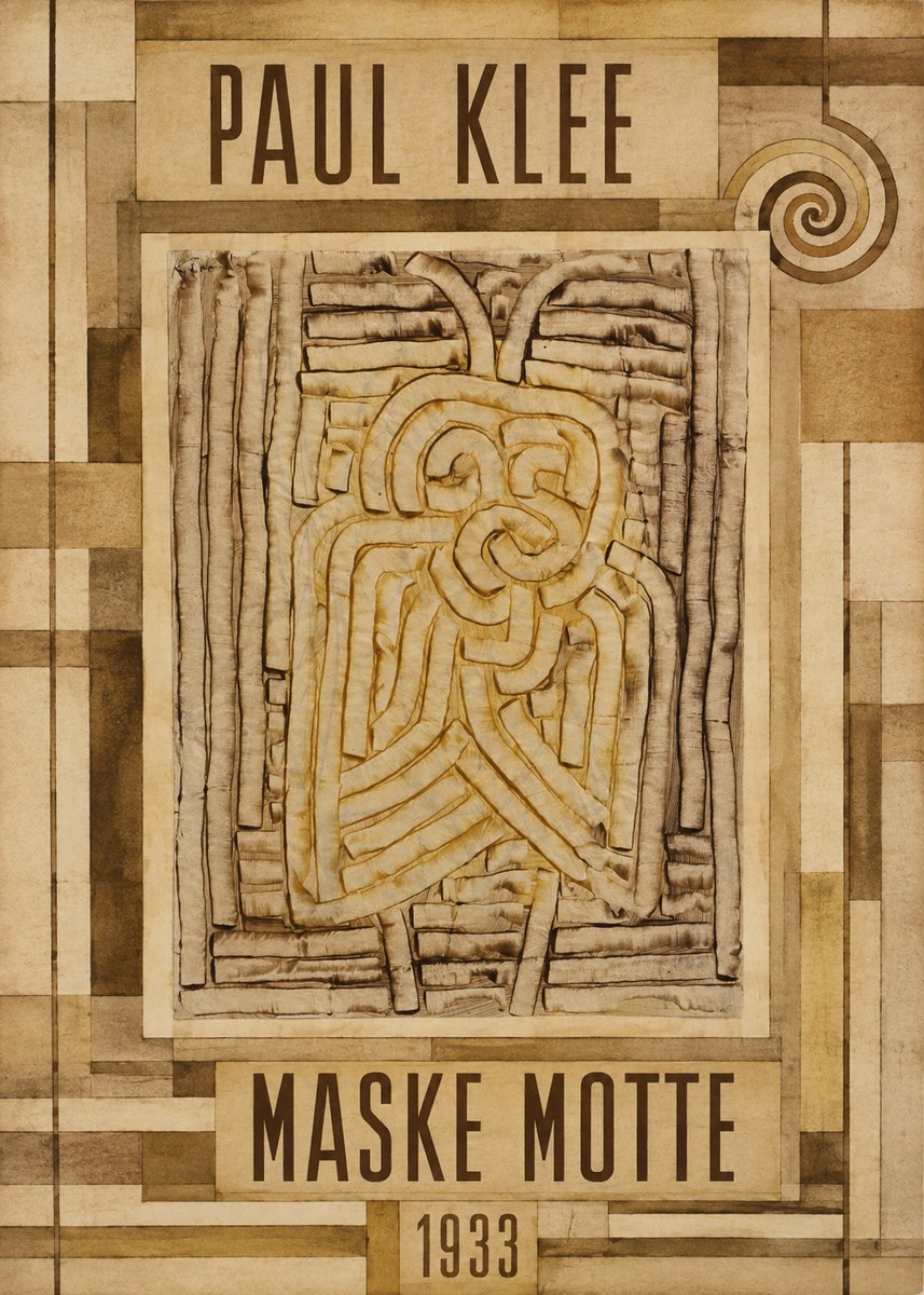 Paul Klee Maske Motte No6 - Póster