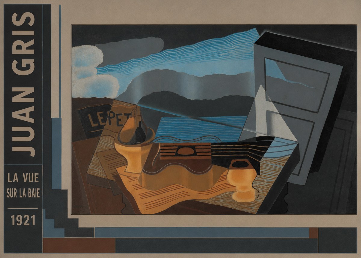Juan Gris La Vue Sur La Baie No2 - Póster