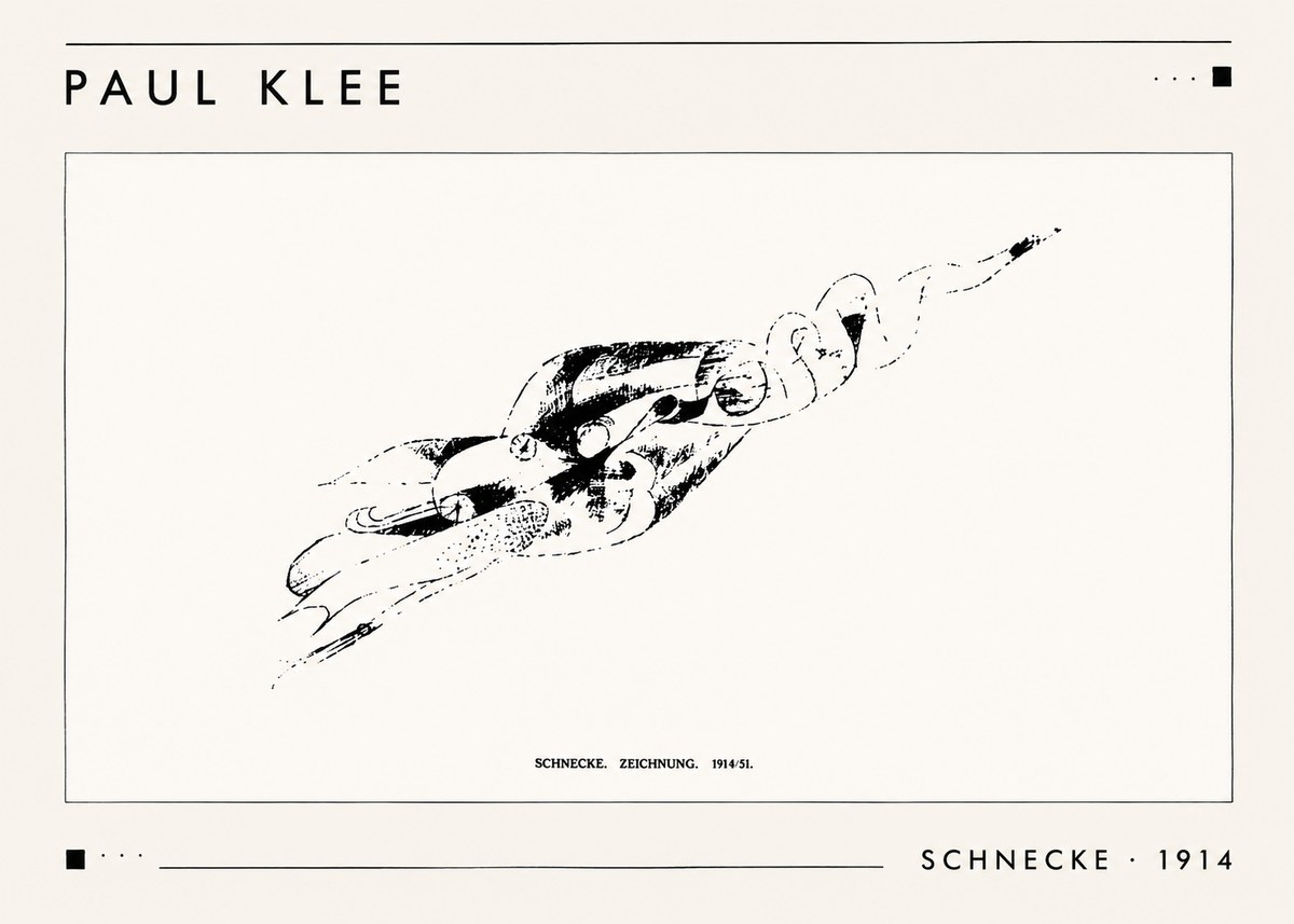 Paul Klee Schnecke No1 - Póster