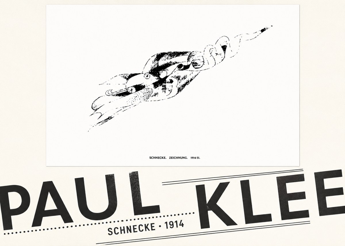 Paul Klee Schnecke No5 - Póster