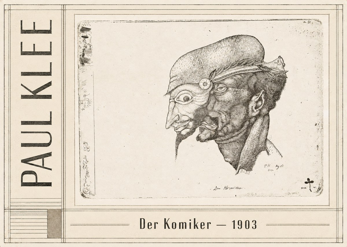 Paul Klee Der Komiker No2 - Póster