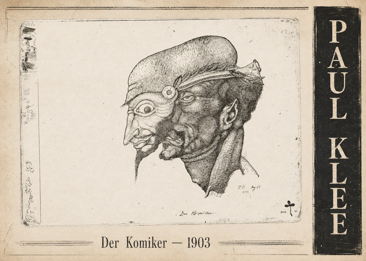 Paul Klee Der Komiker No5 - Póster