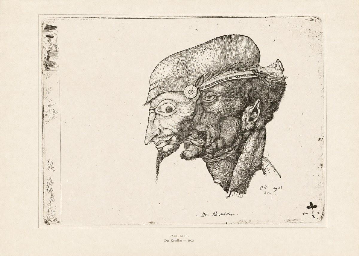 Paul Klee Der Komiker No6 - Póster