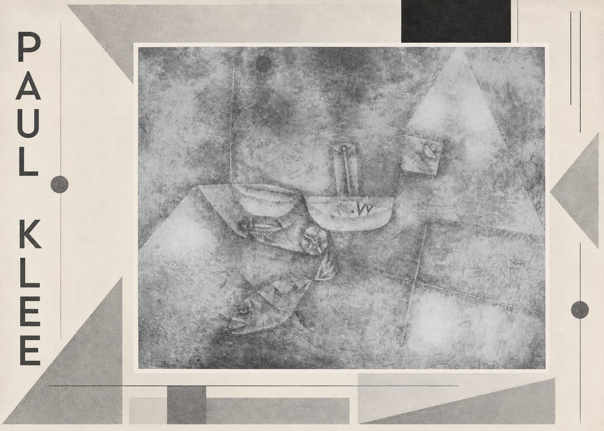 Paul Klee Boats at the Shore No2 - Póster