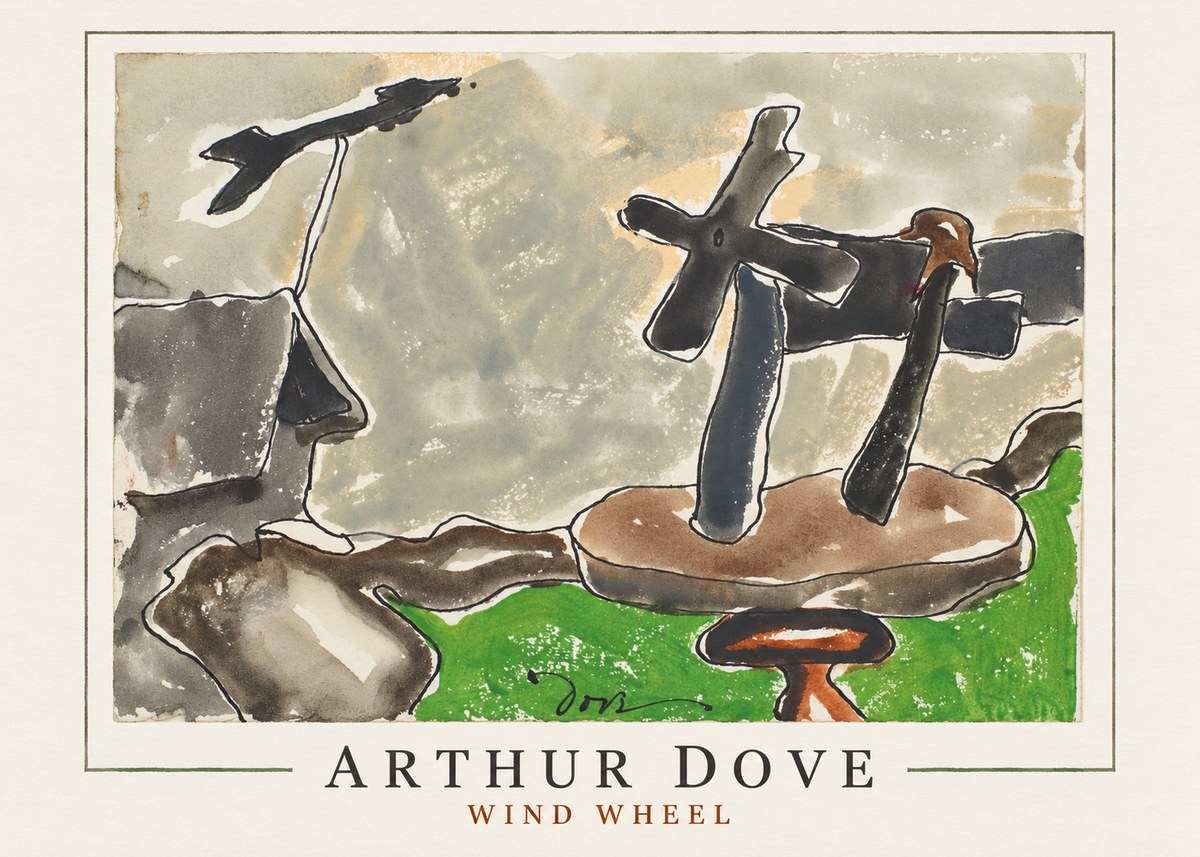 Arthur Dove Wind Wheel No1 - Póster