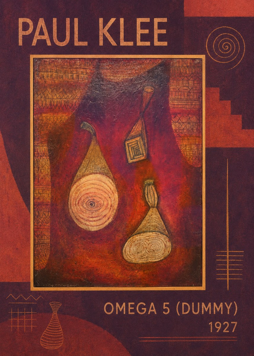 Paul Klee Omega 5 (Dummy) No1 - Póster