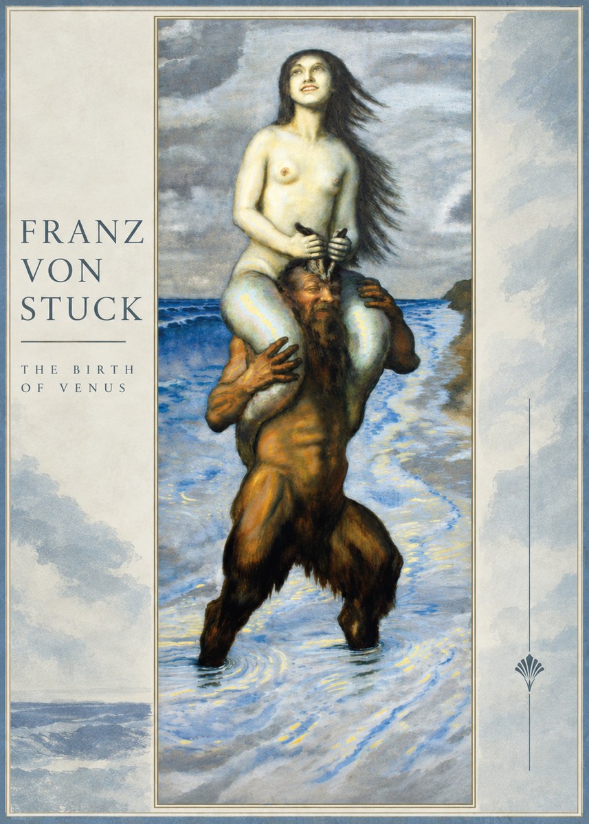 Franz von Stuck The Birth of Venus No3 - Póster