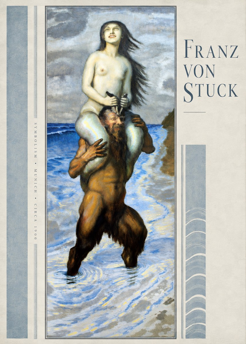 Franz von Stuck The Birth of Venus No5 - Póster