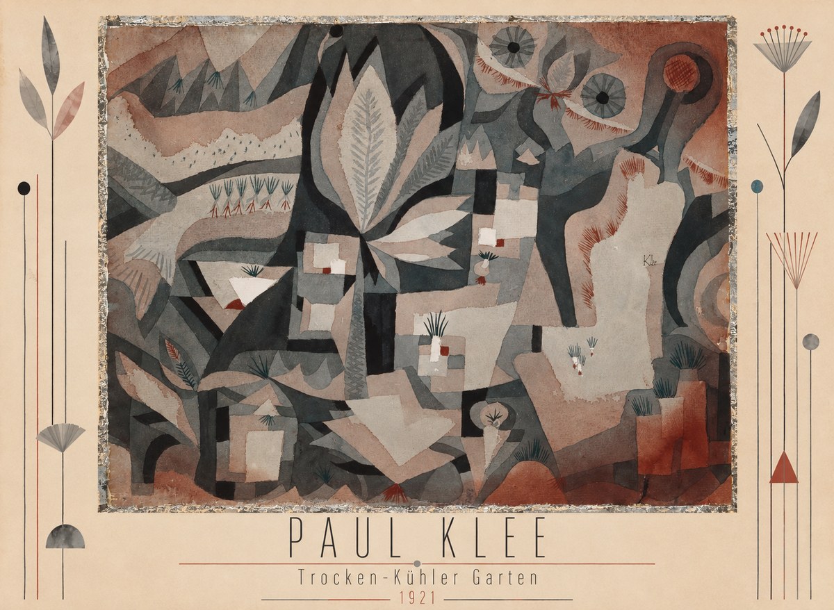 Paul Klee Trocken-kühler Garten No3 - Póster