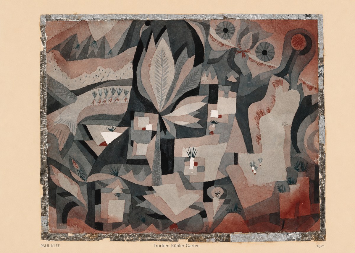 Paul Klee Trocken-kühler Garten No6 - Póster