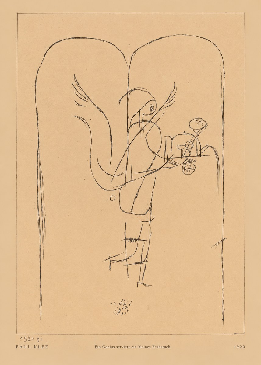 Paul Klee Ein Genius Serviert Ein Kleines Frühstück No5 - Póster