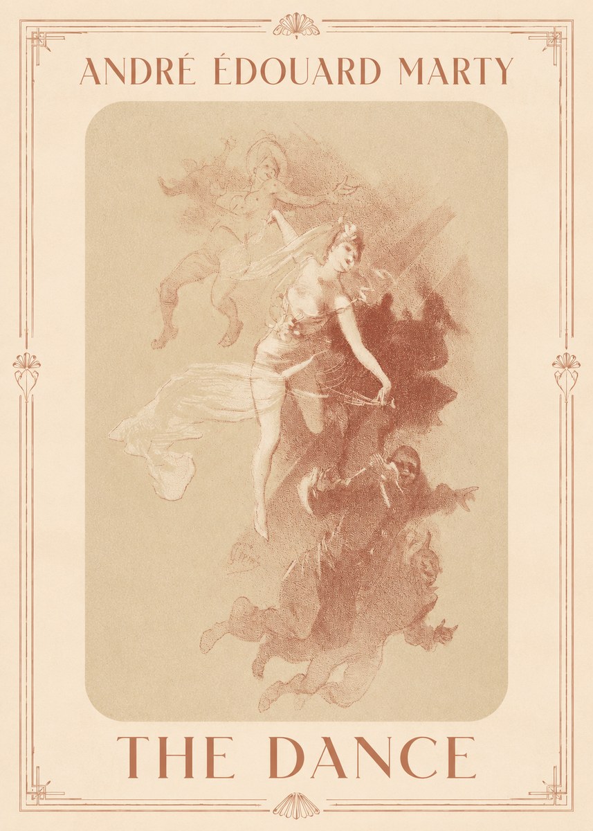 André Édouard Marty The Dance No1 - Póster