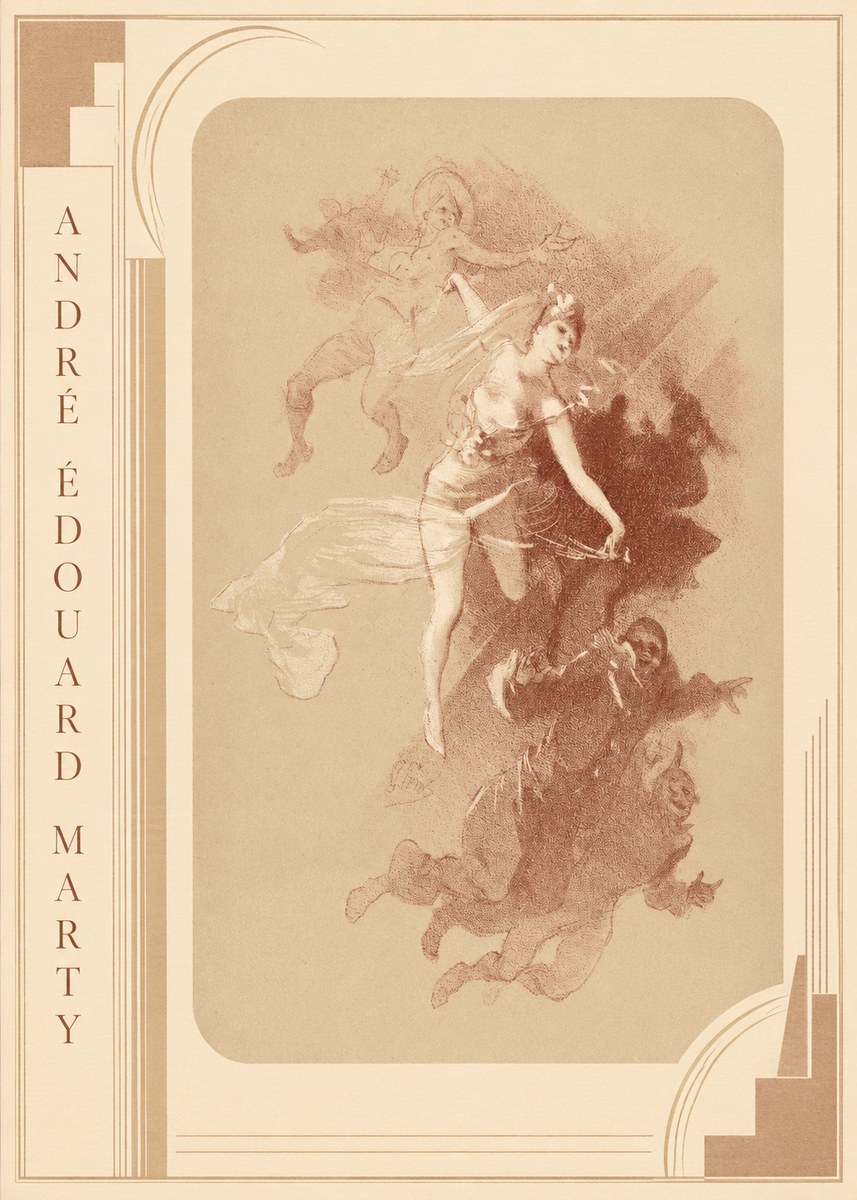 André Édouard Marty The Dance No3 - Póster