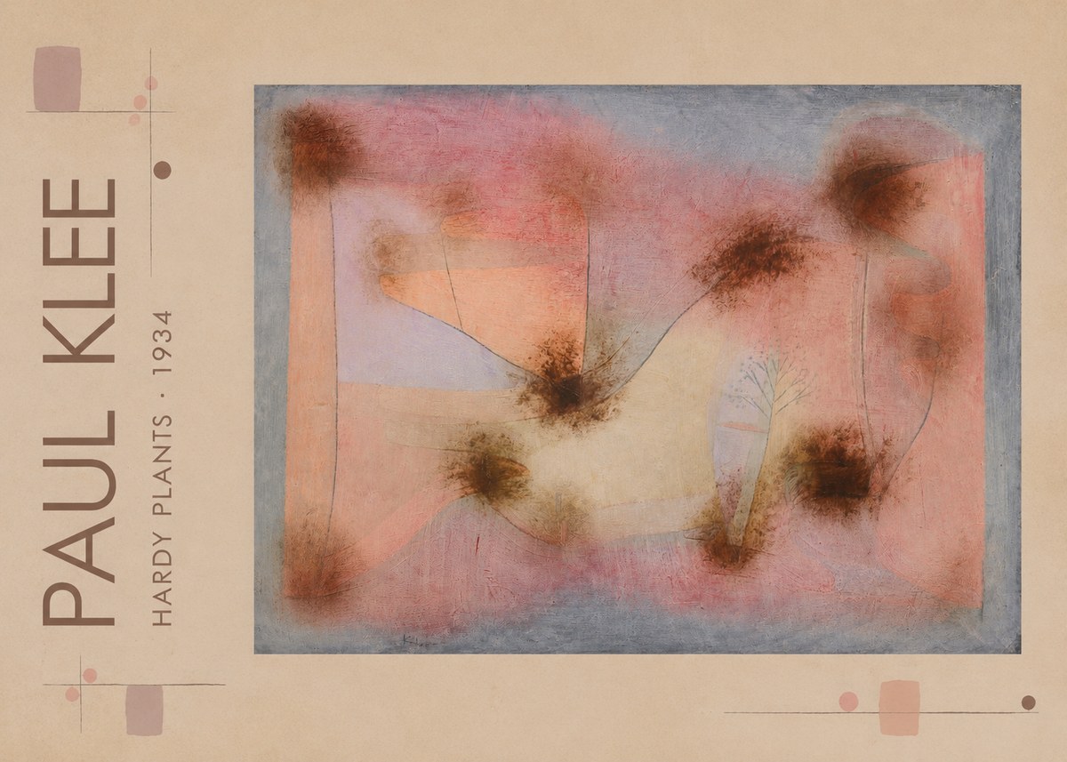 Paul Klee Hardy Plants II No2 - Póster