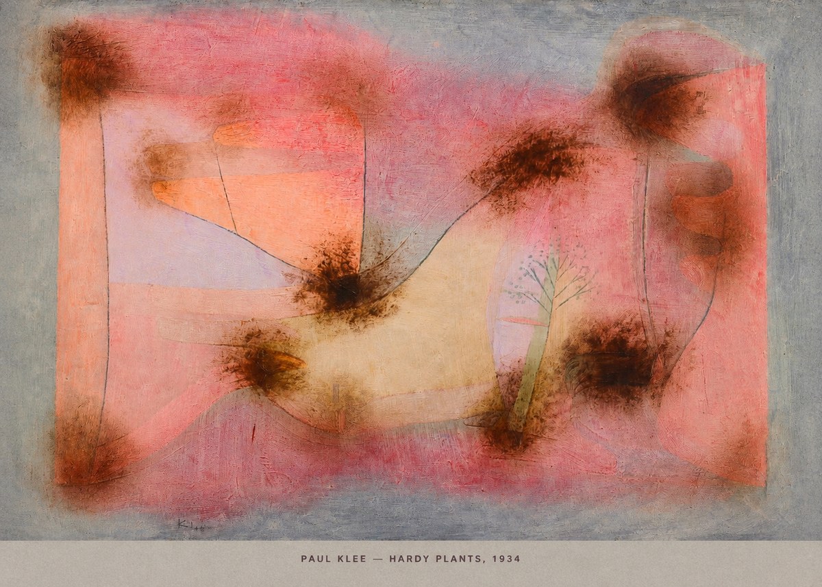 Paul Klee Hardy Plants II No6 - Póster