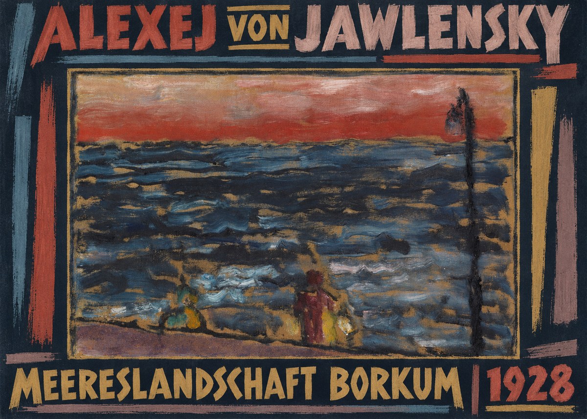 Alexej von Jawlensky Meereslandschaft Borkum No5 - Póster