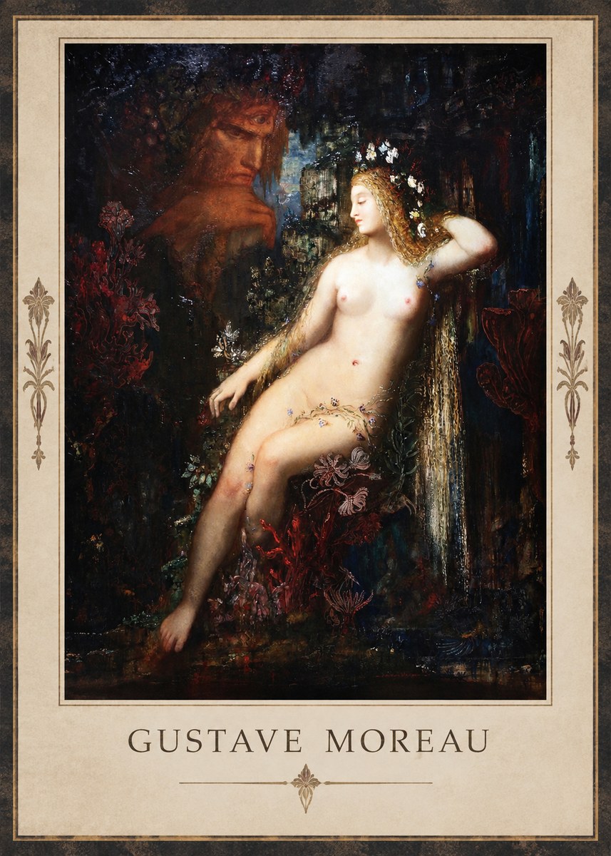 Gustave Moreau Hélène No2 - Póster