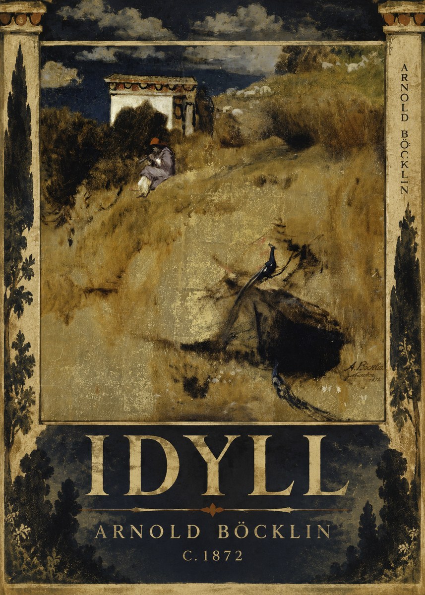 Arnold Böcklin Idyll - Fragment Eines Wandschirms No6 - Póster