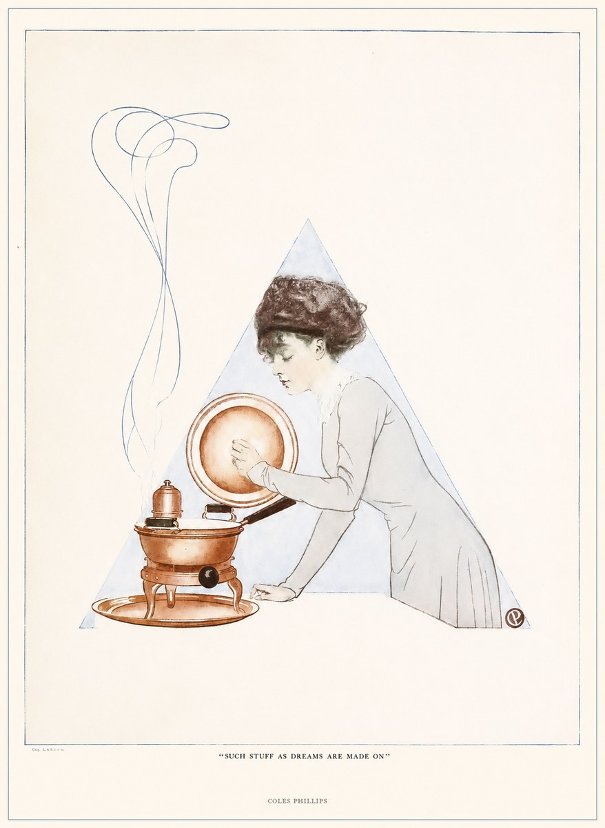 Coles Phillips Such Stuff as Dreams Are Made On No6 - Póster
