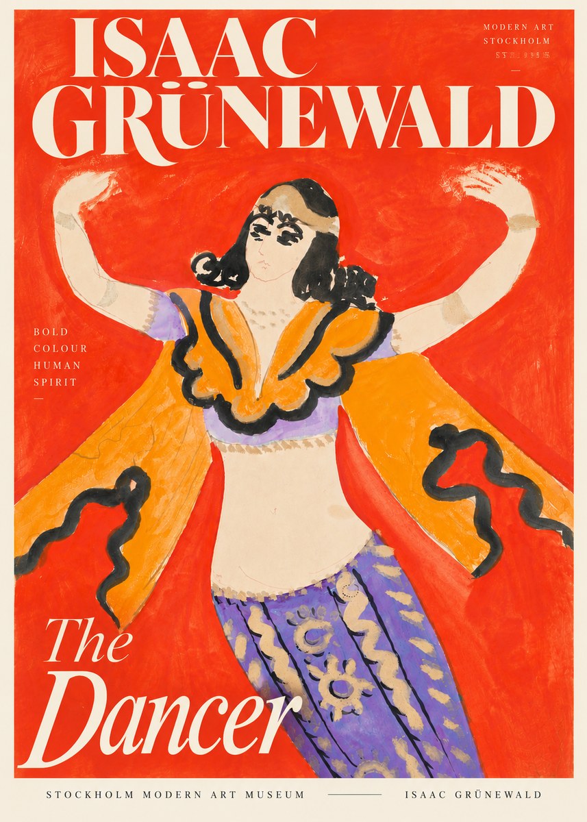 Isaac Grünewald The Dancer I No5 - Póster