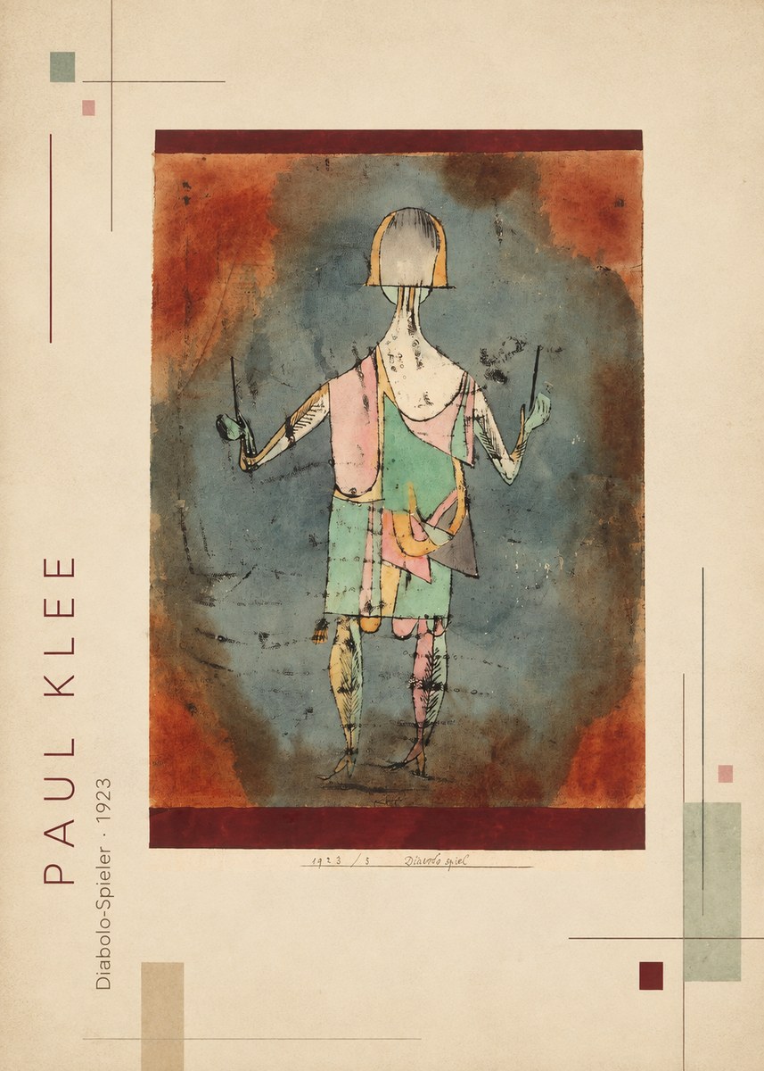 Paul Klee Diabolo-spieler No2 - Póster