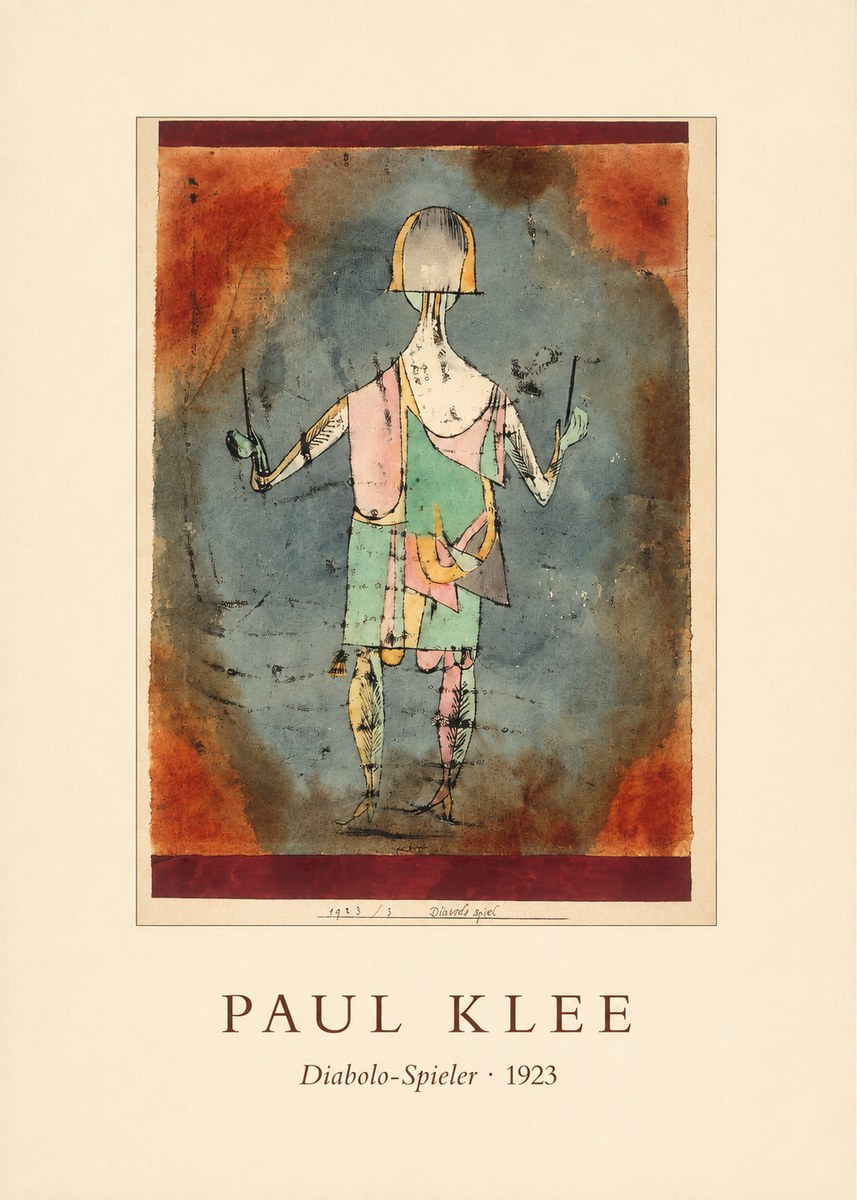 Paul Klee Diabolo-spieler No3 - Póster