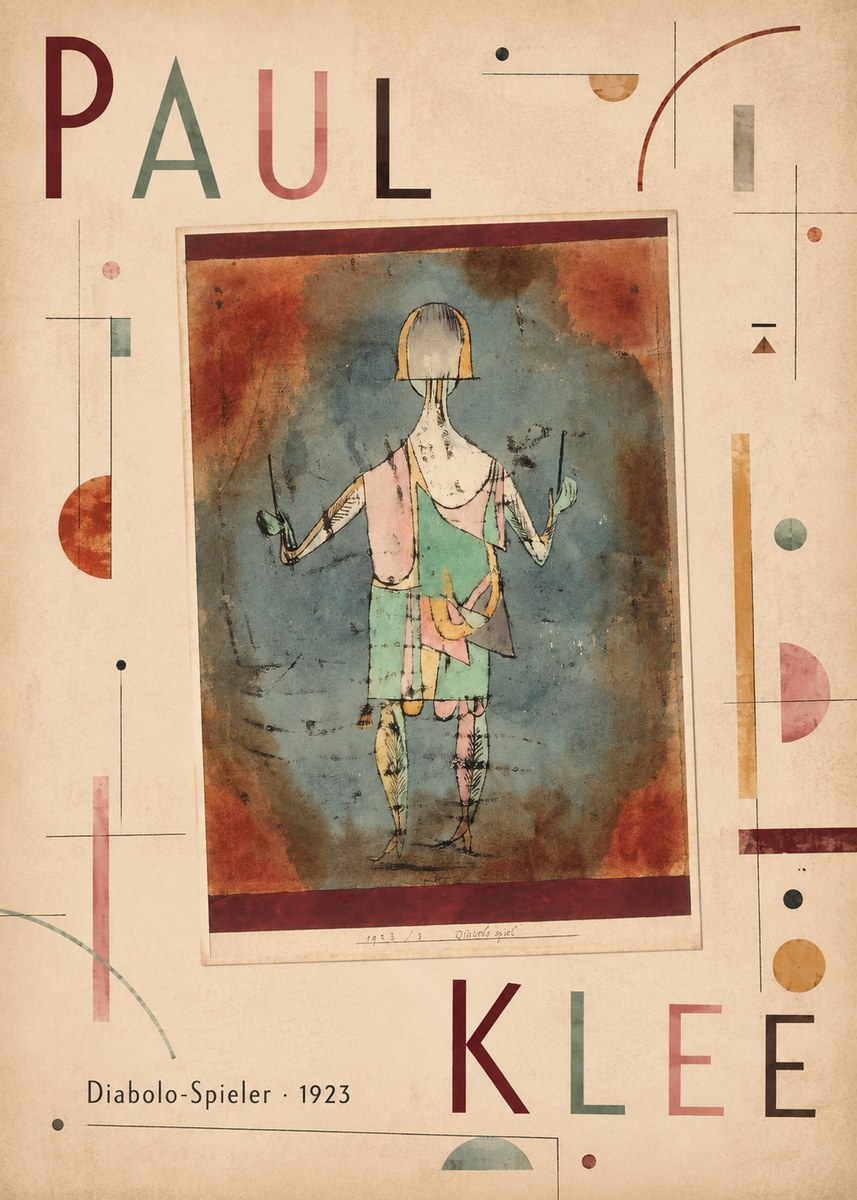 Paul Klee Diabolo-spieler No4 - Póster