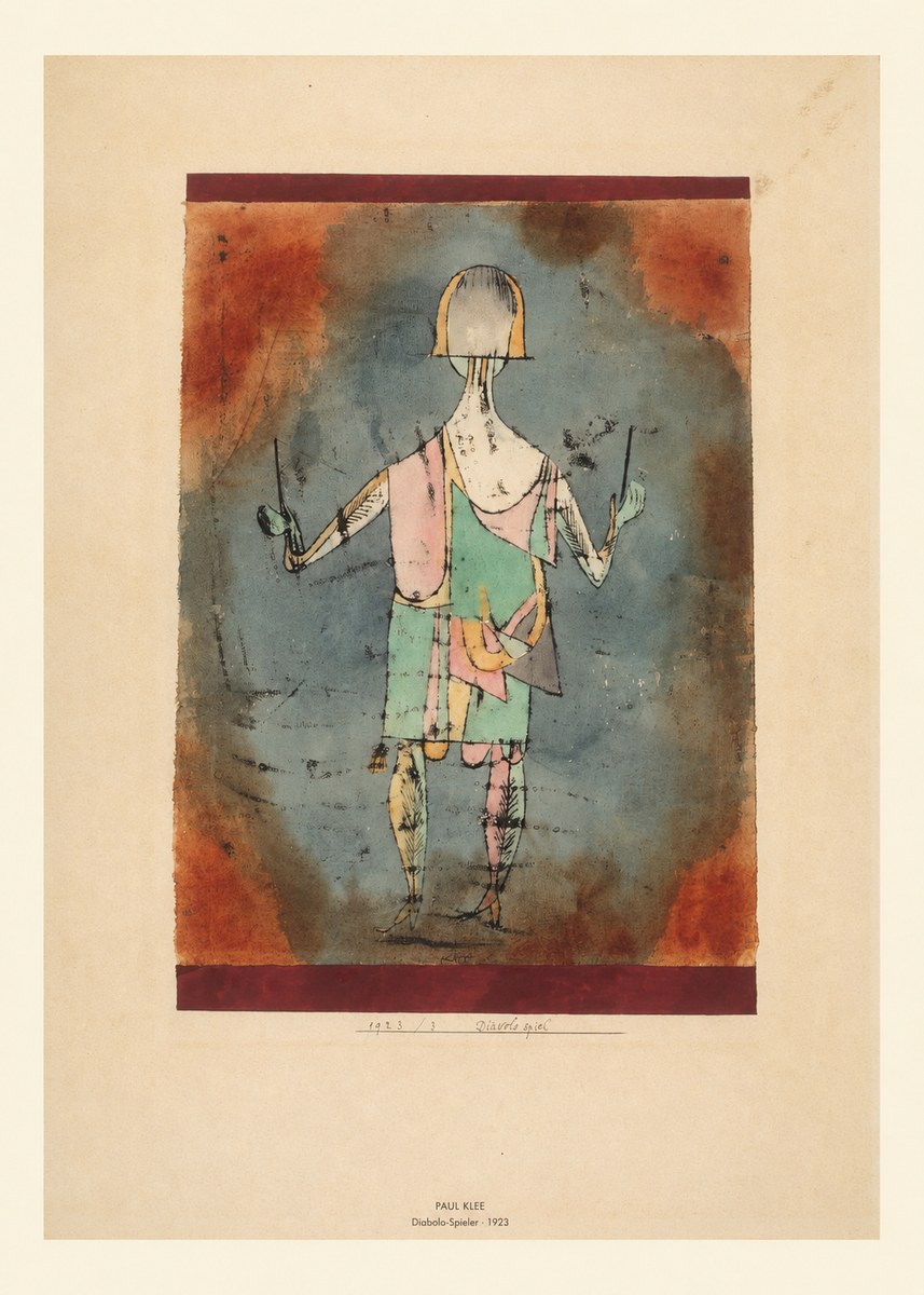 Paul Klee Diabolo-spieler No6 - Póster