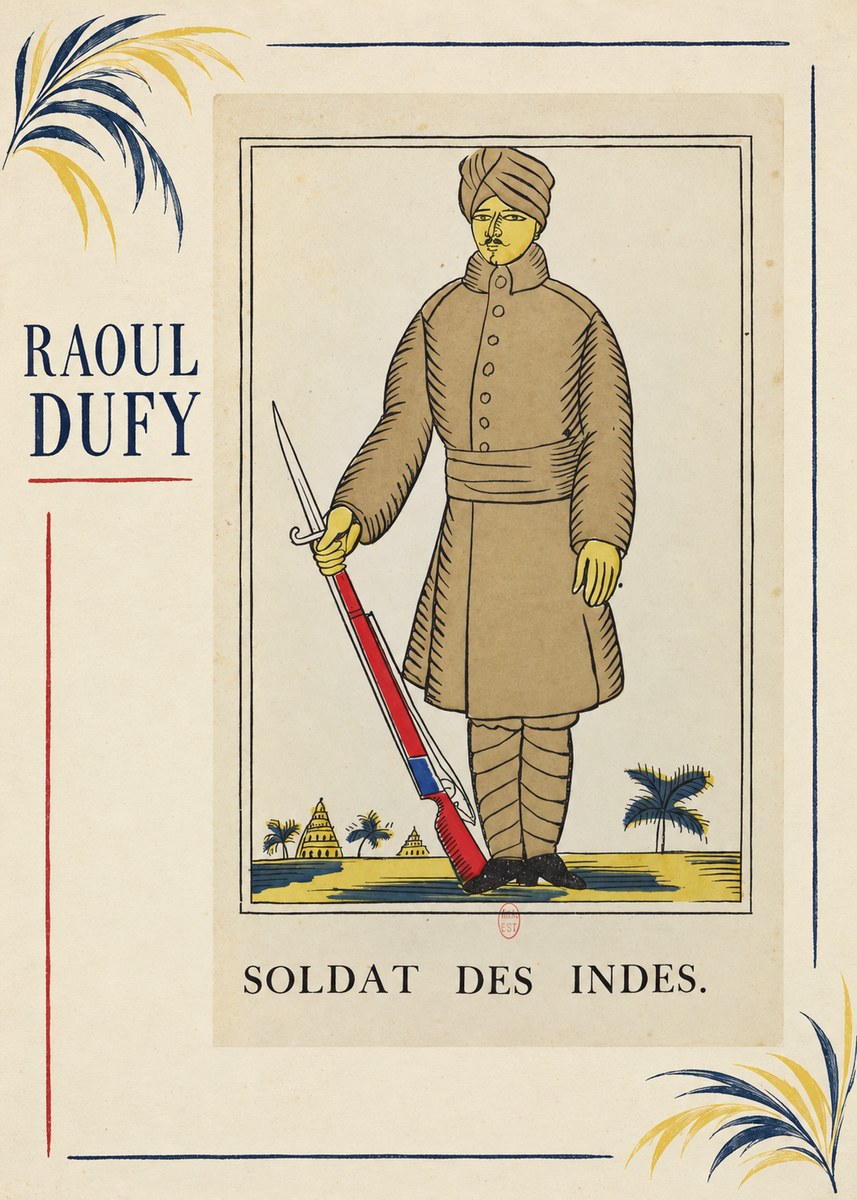 Raoul Dufy Soldat Des Indes. No3 - Póster