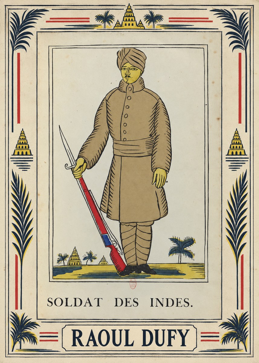Raoul Dufy Soldat Des Indes. No5 - Póster