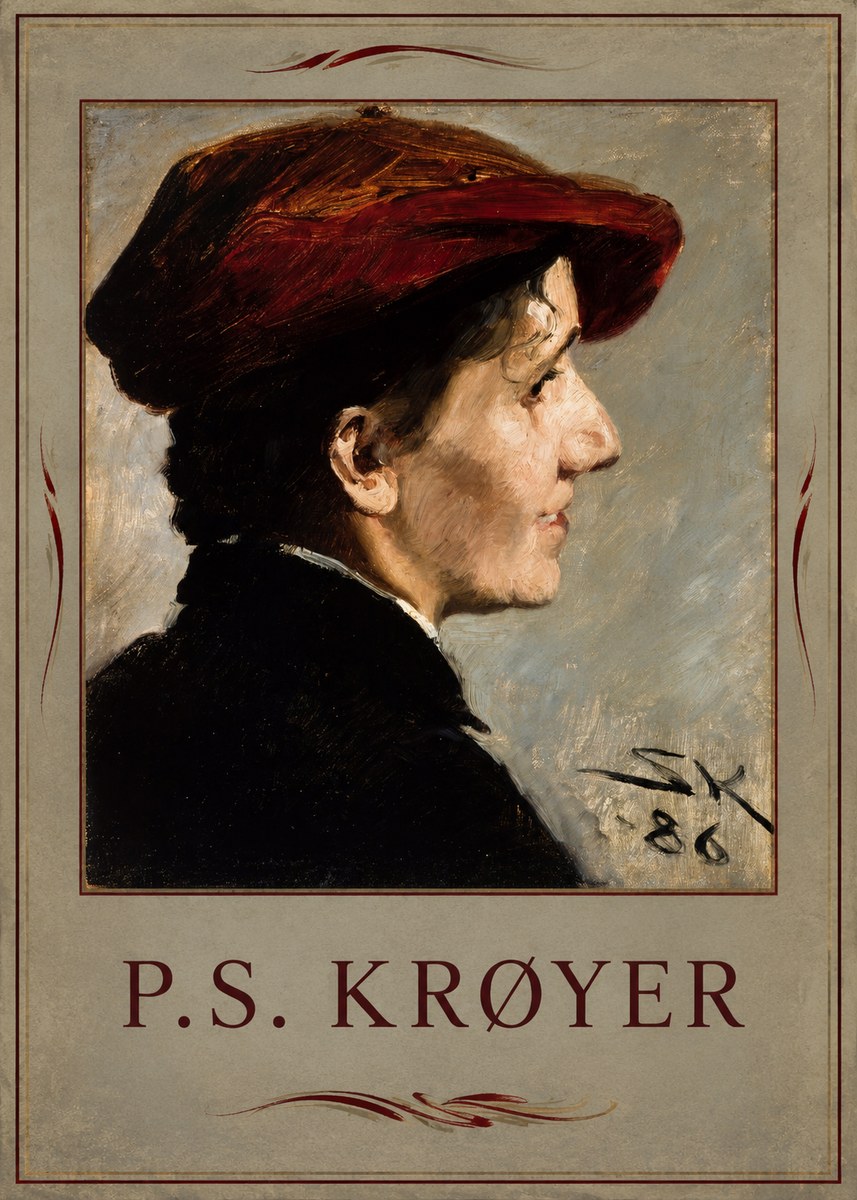 P.S. Krøyer Portrait of a Young Girl No4 - Póster