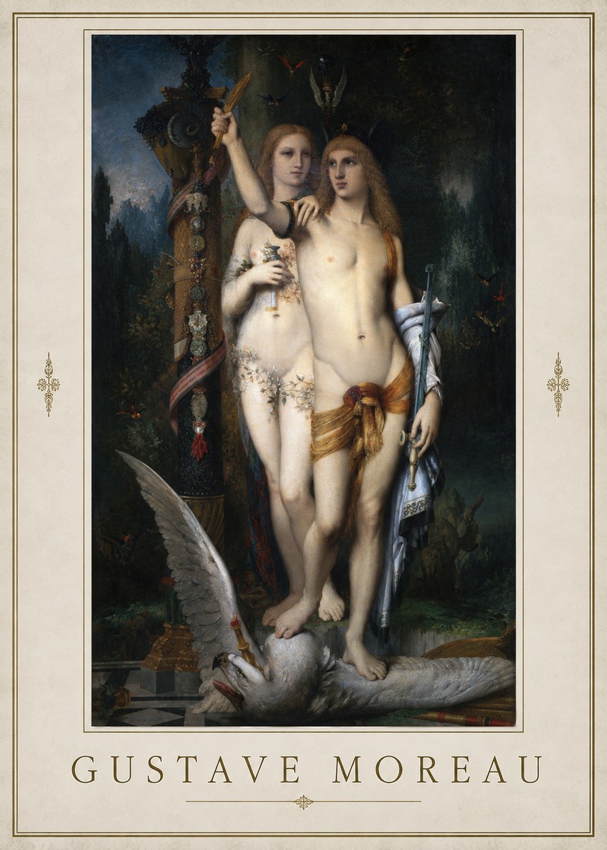 Gustave Moreau The Chimeras No1 - Póster