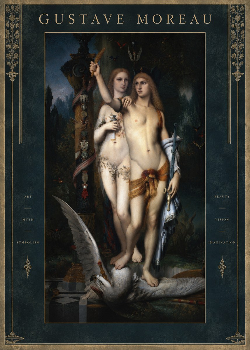 Gustave Moreau The Chimeras No5 - Póster