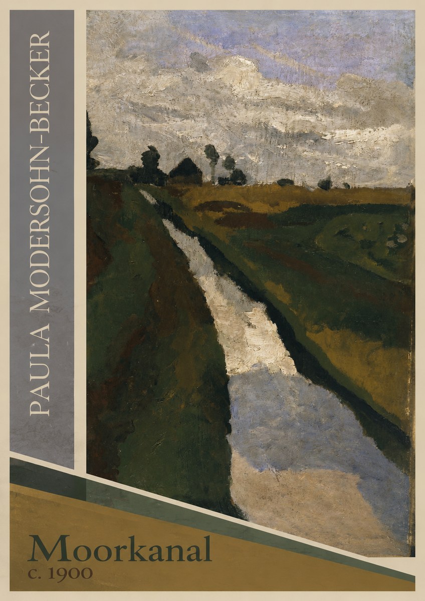 Paula Modersohn-Becker Moorkanal No1 - Póster